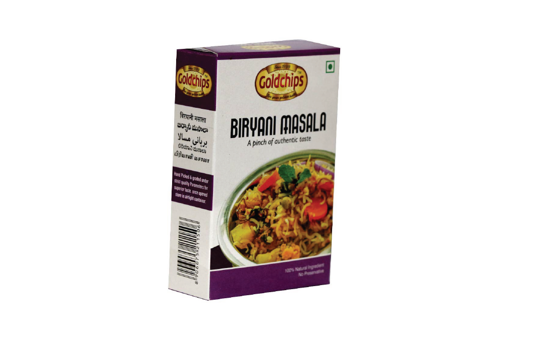 Goldchips Biryani Masala    Pack  50 grams